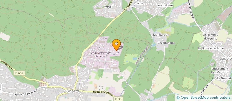 localisation de l'entreprise FOODSCOM  SOORTS-HOSSEGOR