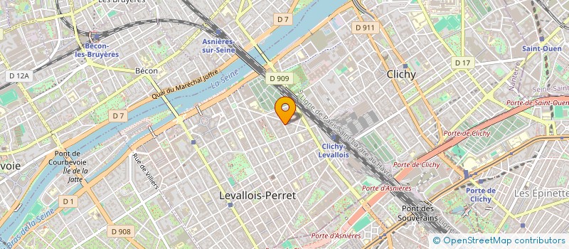 localisation de l'entreprise FOODVISOR XYN  LEVALLOIS-PERRET