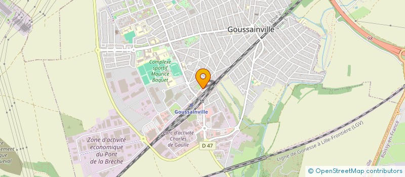 localisation de l'entreprise FOODWAY  GOUSSAINVILLE