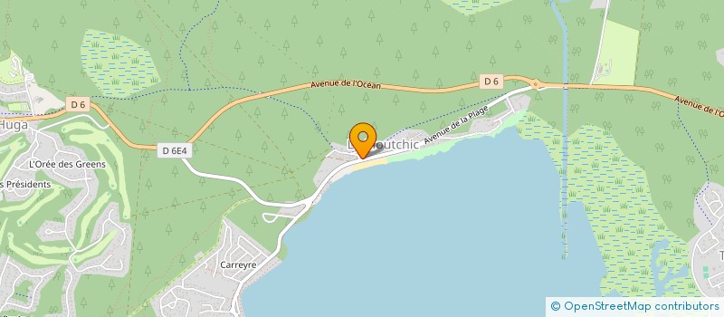 localisation de l'entreprise FOODWOX  LACANAU