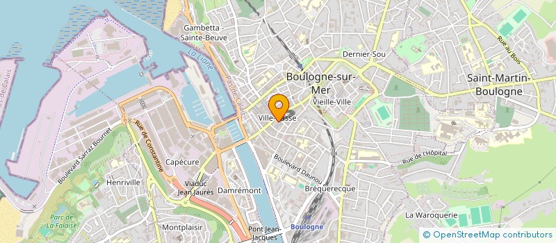 localisation de l'entreprise FOODY à BOULOGNE-SUR-MER