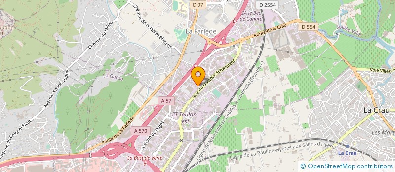 localisation de l'entreprise FOODY  LA FARLEDE