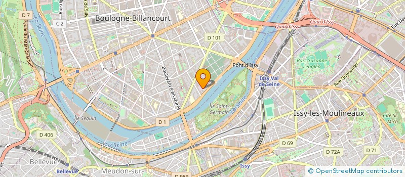 localisation de l'entreprise FOODYSM à BOULOGNE-BILLANCOURT