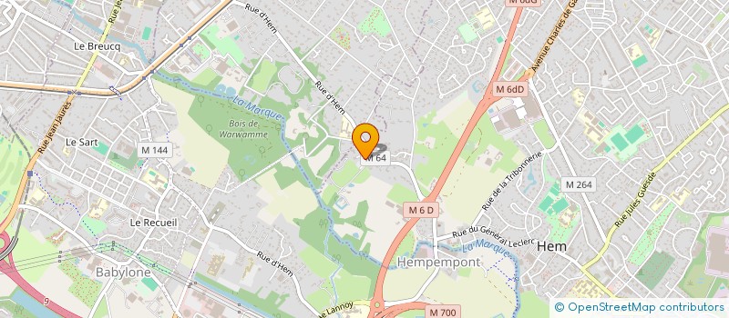 localisation de l'entreprise FOOH à HEM