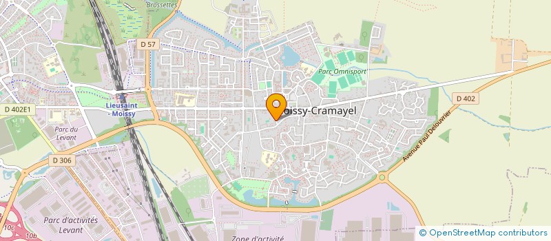 localisation de l'entreprise FOOM AGENCY à MOISSY-CRAMAYEL
