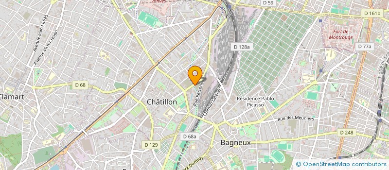 localisation de l'entreprise FOORUM à CHATILLON