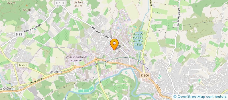 localisation de l'entreprise FOORUM OPTIQUE APT  APT