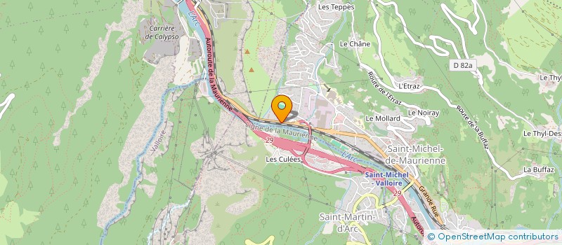 localisation de l'entreprise FOOT 2000  SAINT-MICHEL-DE-MAURIENNE