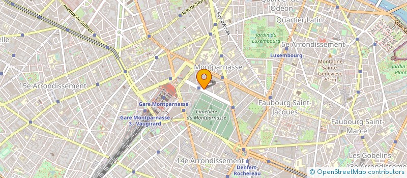 localisation de l'entreprise FOOT A 12 (LE TWELVE )  PARIS