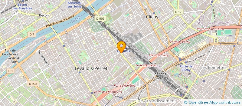 localisation de l'entreprise FOOT ACTION à LEVALLOIS-PERRET