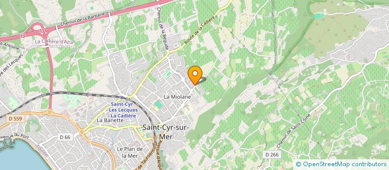 localisation de l'entreprise FOOT ADDICT à SAINT-CYR-SUR-MER