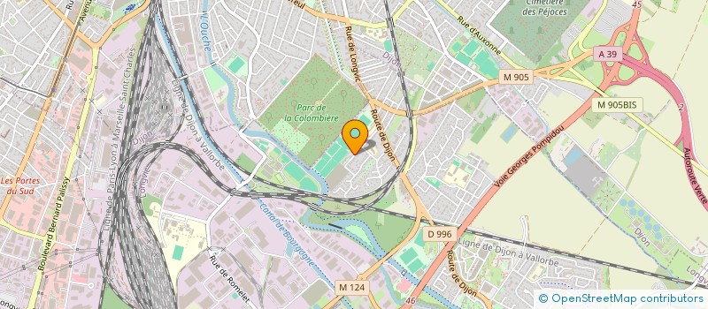 localisation de l'entreprise FOOT BALL CLUB BASE AERIEN 102 à LONGVIC