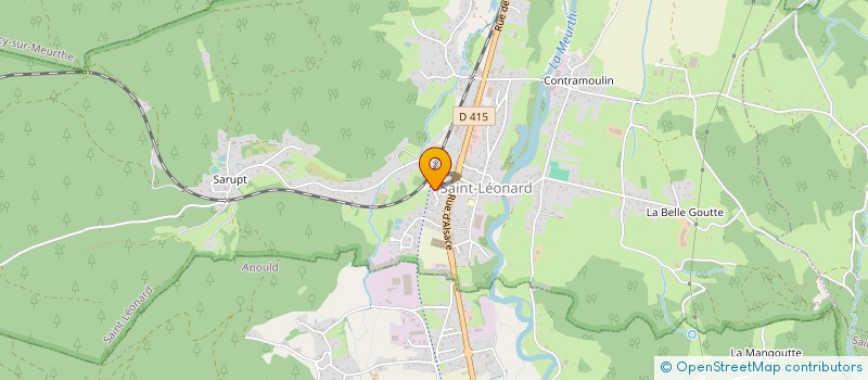 localisation de l'entreprise FOOT-BALL CLUB DE SAINT-LEONARD  SAINT-LEONARD