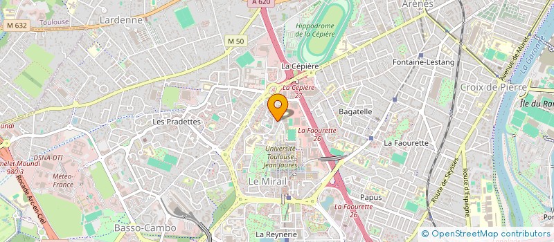 localisation de l'entreprise FOOT BALL CLUB MAHORAIS DE TOULOUSE à TOULOUSE