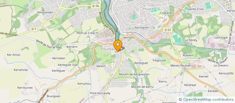 localisation de l'entreprise FOOT BALL CLUB PAULDAIRSLE à DOUARNENEZ