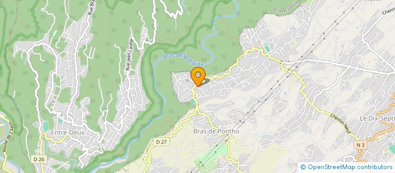 localisation de l'entreprise FOOT-BALL CLUB PONT D'YVES LA GAILLARDE  LE TAMPON