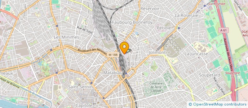 localisation de l'entreprise FOOT CA-ME-DIT à TOULOUSE