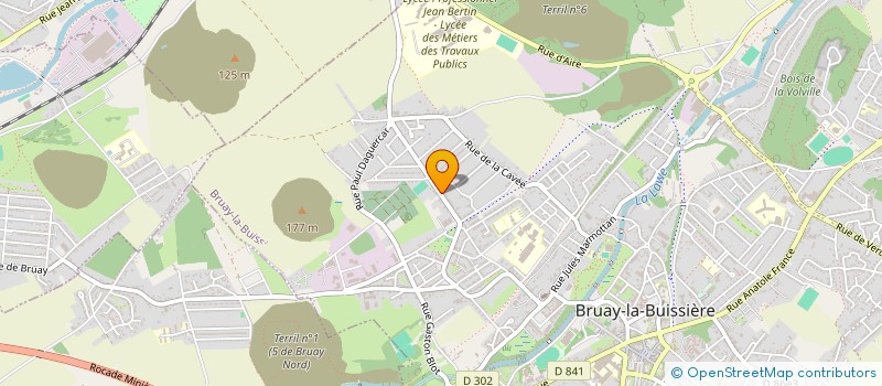 localisation de l'entreprise FOOT CORPO DU N.3 à BRUAY-LA-BUISSIERE