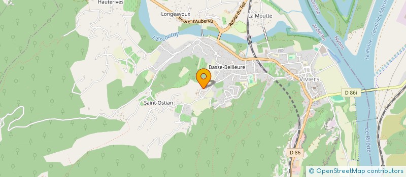 localisation de l'entreprise FOOT EN SALLE VIVAROIS à VIVIERS