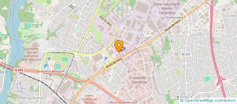 localisation de l'entreprise FOOT EVENTS à NANTES