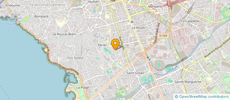 localisation de l'entreprise FOOT FINANCE 00 à MARSEILLE