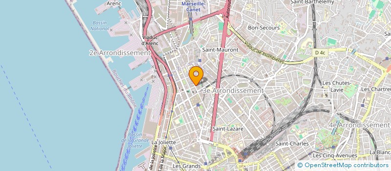 localisation de l'entreprise FOOT & FITNESS à MARSEILLE