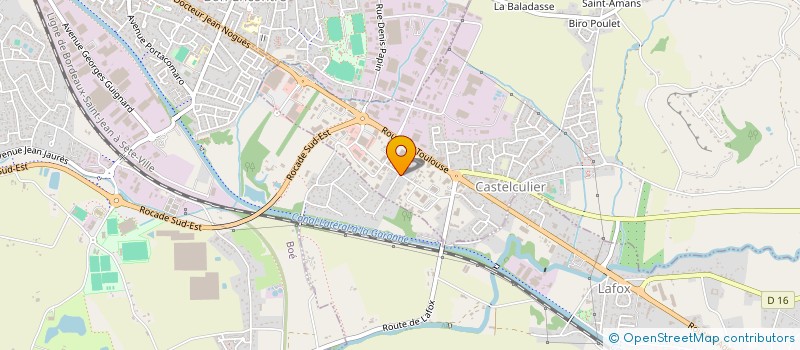 localisation de l'entreprise FOOT FIVE  CASTELCULIER