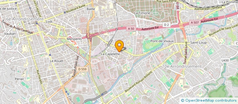 localisation de l'entreprise FOOT-FRANCE-MEXIQUE à MARSEILLE