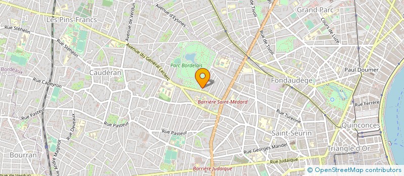 localisation de l'entreprise FOOT HORIZONS à BORDEAUX