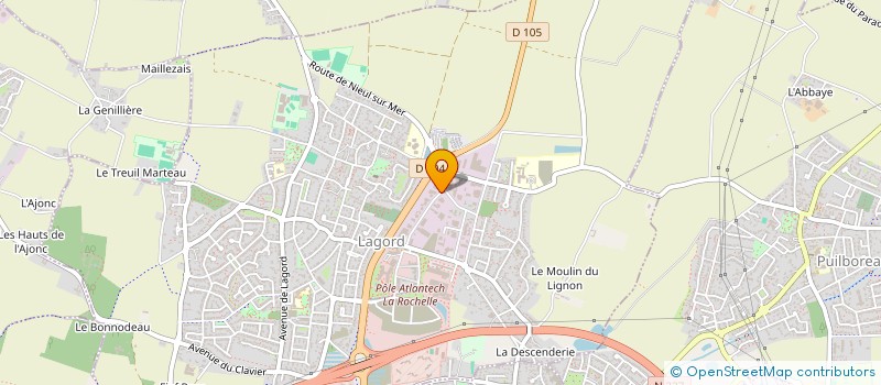 localisation de l'entreprise FOOT-IN LA ROCHELLE à LAGORD