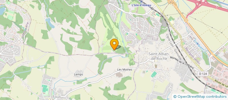 localisation de l'entreprise FOOT LOISIRS DES ANCIENS à L'ISLE-D'ABEAU