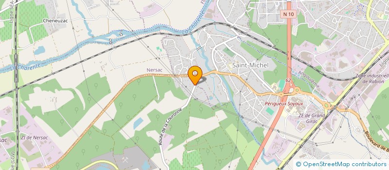 localisation de l'entreprise FOOT LOISIRS SAINT MICHEL à LA COURONNE