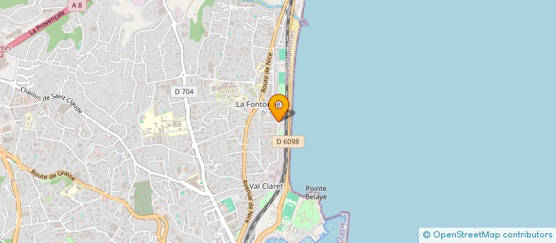 localisation de l'entreprise FOOT MAHER à ANTIBES