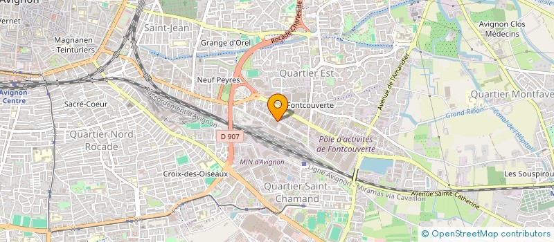 localisation de l'entreprise FOOT SALLE AVIGNONNAISE à AVIGNON