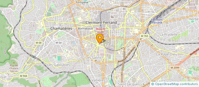 localisation de l'entreprise FOOT SANTE CLERMONT  CLERMONT-FERRAND