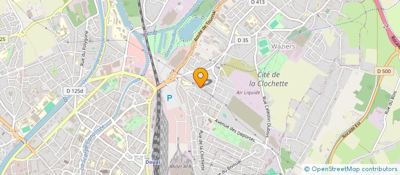 localisation de l'entreprise FOOT TALENT  WAZIERS