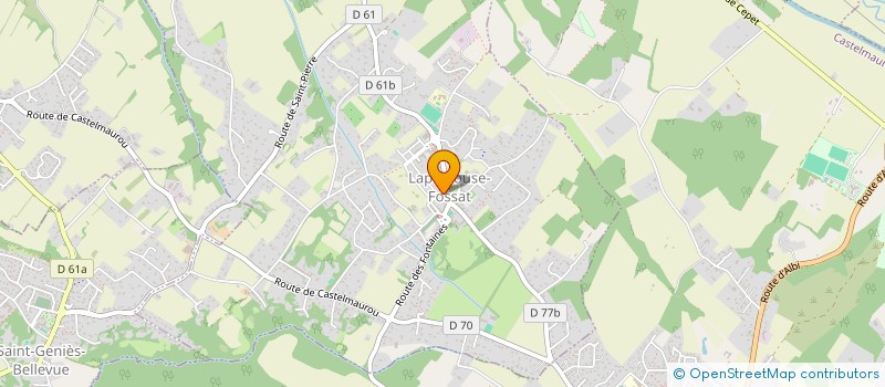 localisation de l'entreprise FOOT VETERAN LAPEYROUSE FOSSAT  LAPEYROUSE-FOSSAT