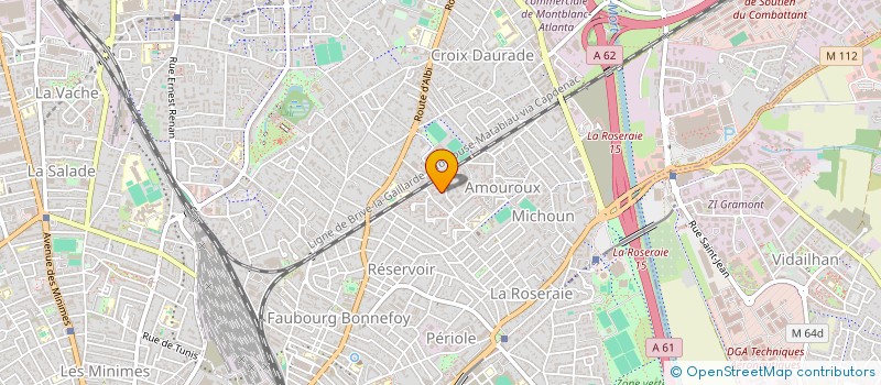 localisation de l'entreprise FOOT WORK à TOULOUSE