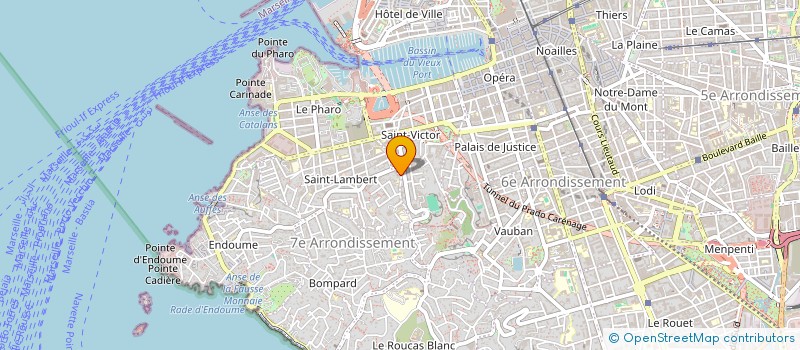 localisation de l'entreprise FOOTALDO à MARSEILLE