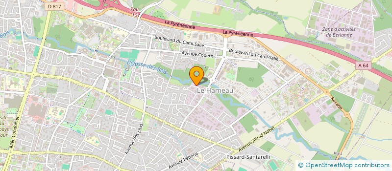 localisation de l'entreprise FOOTBALL ACADEMIE 64 à PAU
