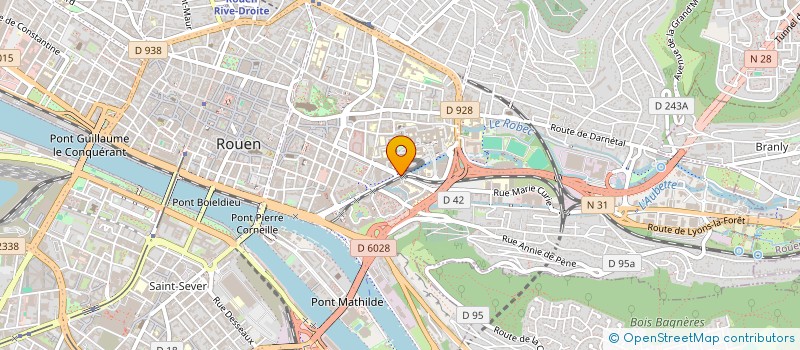 localisation de l'entreprise FOOTBALL ASSOCIATION ROUENNAISE à ROUEN