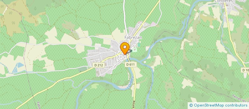 localisation de l'entreprise FOOTBALL CLUB 3 F  FABREZAN