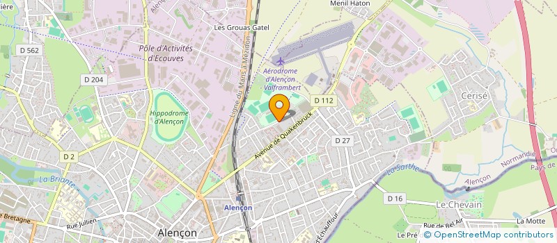 localisation de l'entreprise FOOTBALL CLUB ALENCON à ALENCON