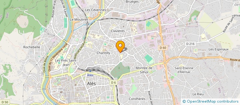 localisation de l'entreprise FOOTBALL CLUB ALES  ALES