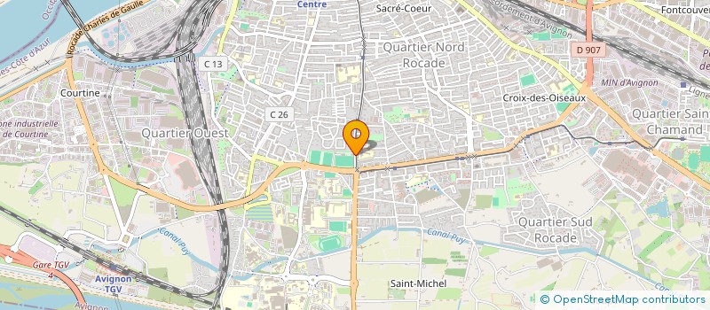 localisation de l'entreprise FOOTBALL CLUB AVIGNON à AVIGNON