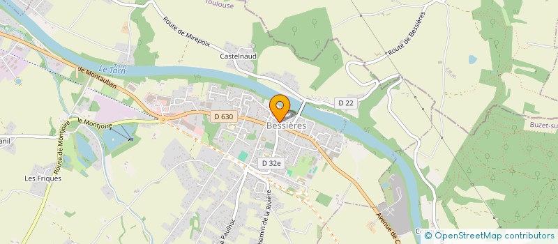 localisation de l'entreprise FOOTBALL CLUB BESSIERES  BESSIERES