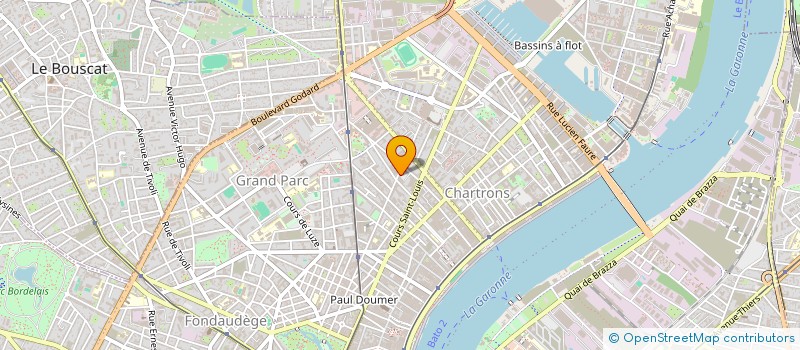 localisation de l'entreprise FOOTBALL CLUB BORDEAUX OCEAN  BORDEAUX