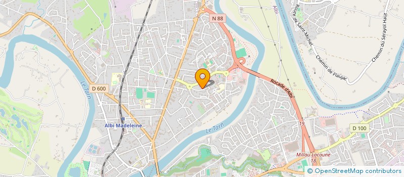 localisation de l'entreprise FOOTBALL CLUB CANTEPAU à ALBI