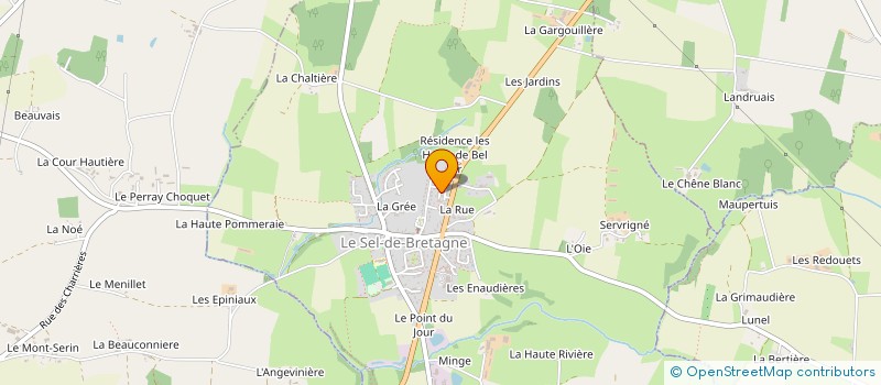 localisation de l'entreprise FOOTBALL CLUB CANTON DU SEL  LE SEL-DE-BRETAGNE