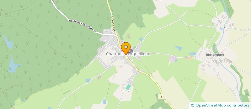 localisation de l'entreprise 	  FOOTBALL CLUB CHARMOIS  CHARMOIS-L'ORGUEILLEUX